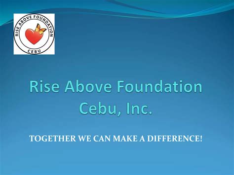 Rise Above Foundation Cebu, Inc. – Rise Above .